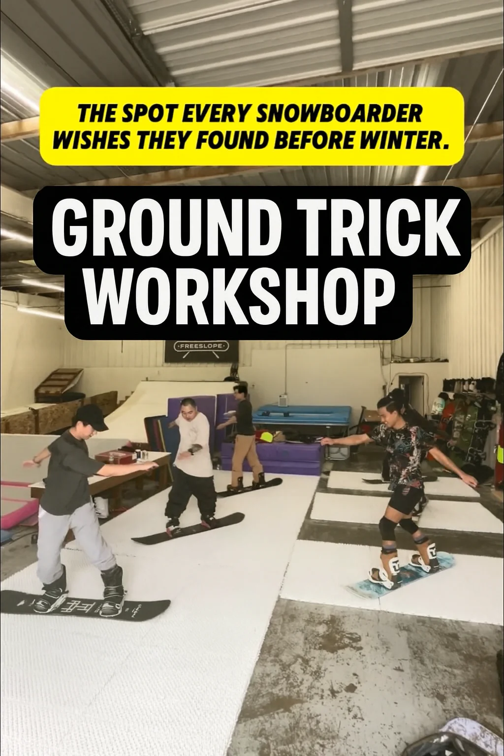 Ground Tricks Workshop - Tuesday